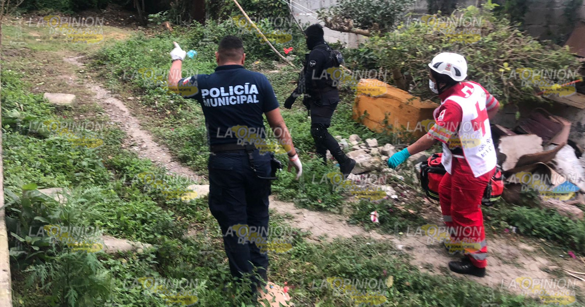 Cayó de 5 metros, causándose lesiones