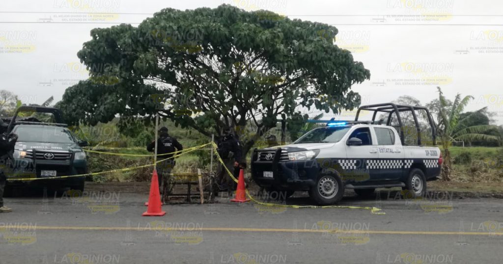 Muere a orilla de la carretera Tuxpan-Tampico