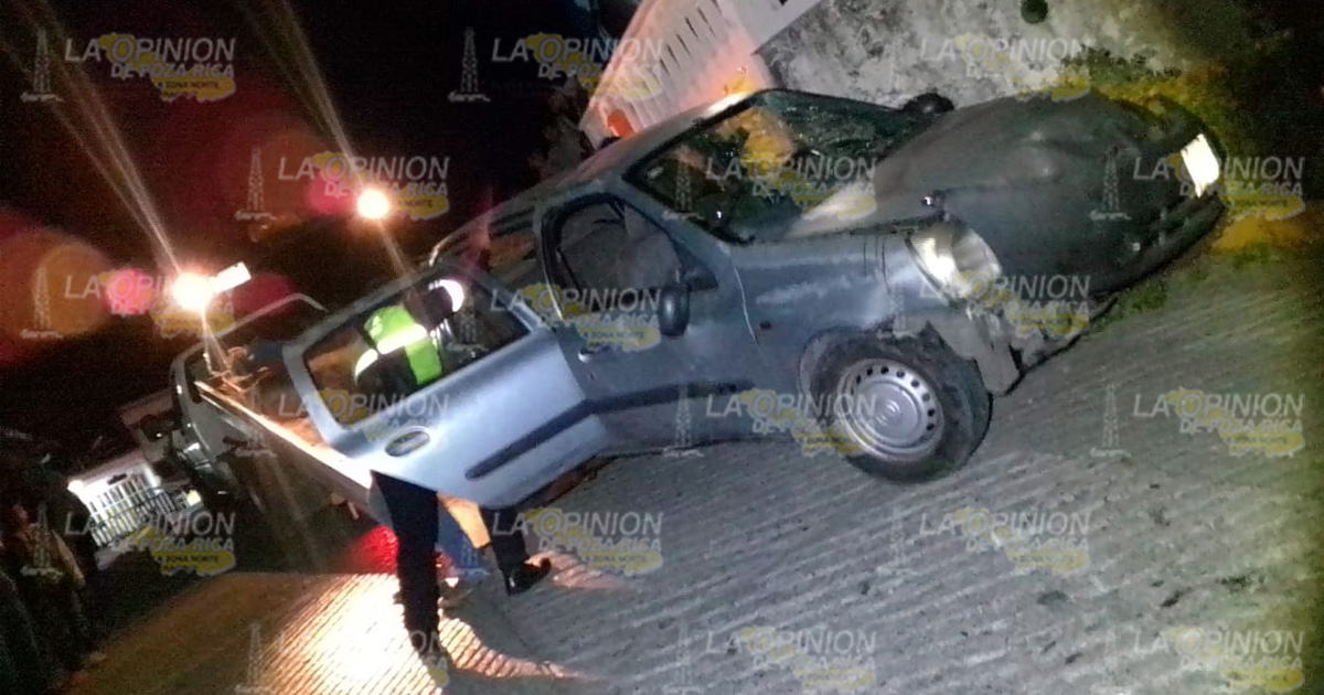 Ebrio se estampa en el mirador de la Virgen