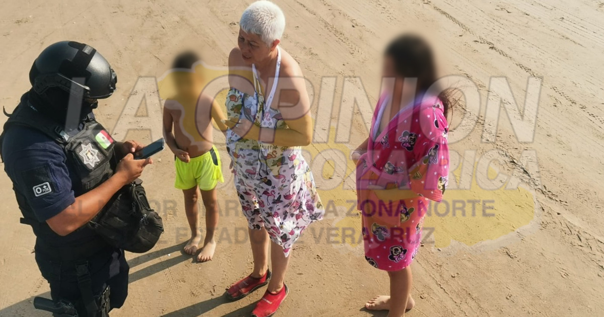 Familia va a la playa y extravían a su hijo durante una hora
