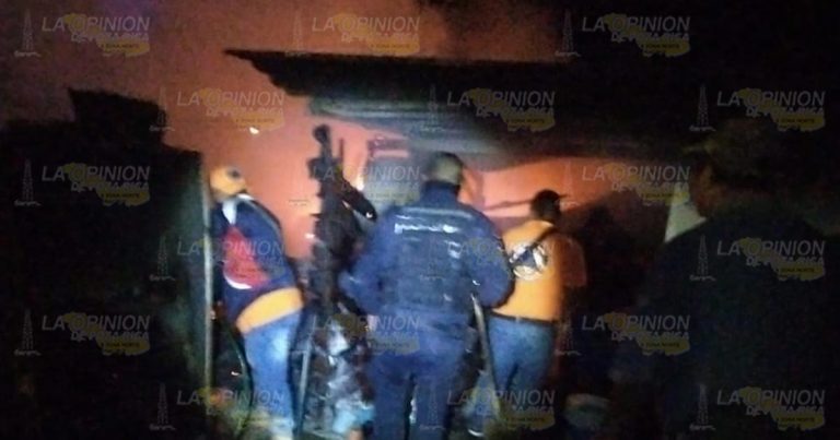 Incendio calcinó humilde vivienda