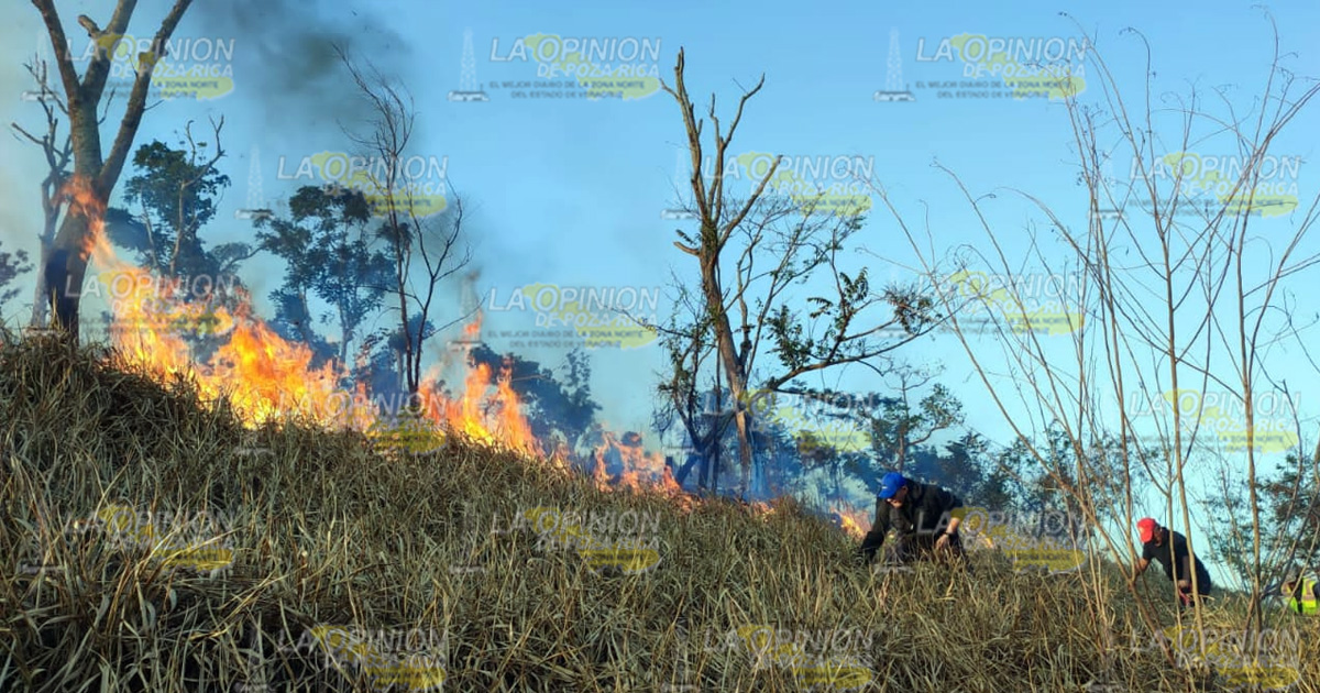 Incendio de pastizal se sale de control