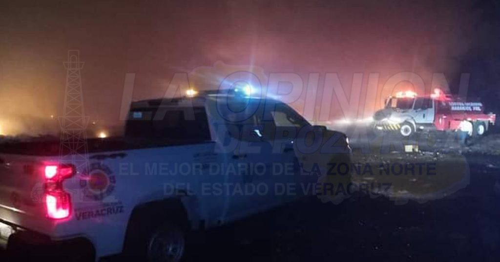 Dantesco incendio en Citlaltépetl