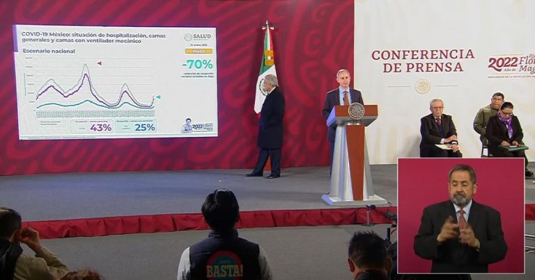 Disminuye velocidad de contagios por ómicron: López-Gatell