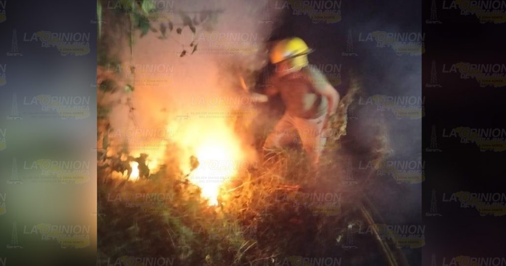 Persisten incendios en pastizales de zona conurbada
