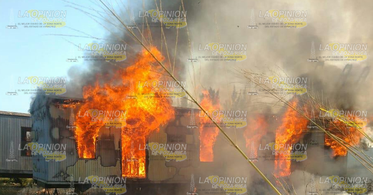 Se queman 2 campers industriales