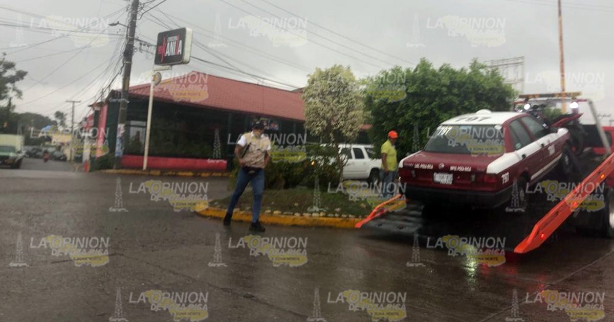 Taxista derriba a “Kamikaze” motorizado