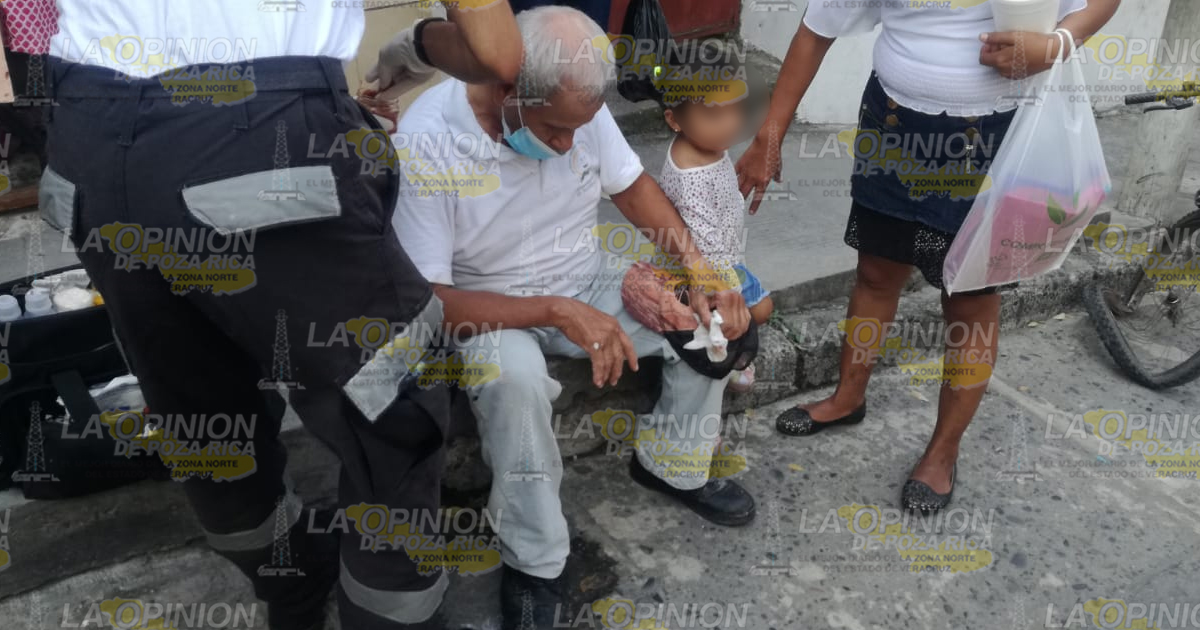 Atropellado por un auto en Tuxpan