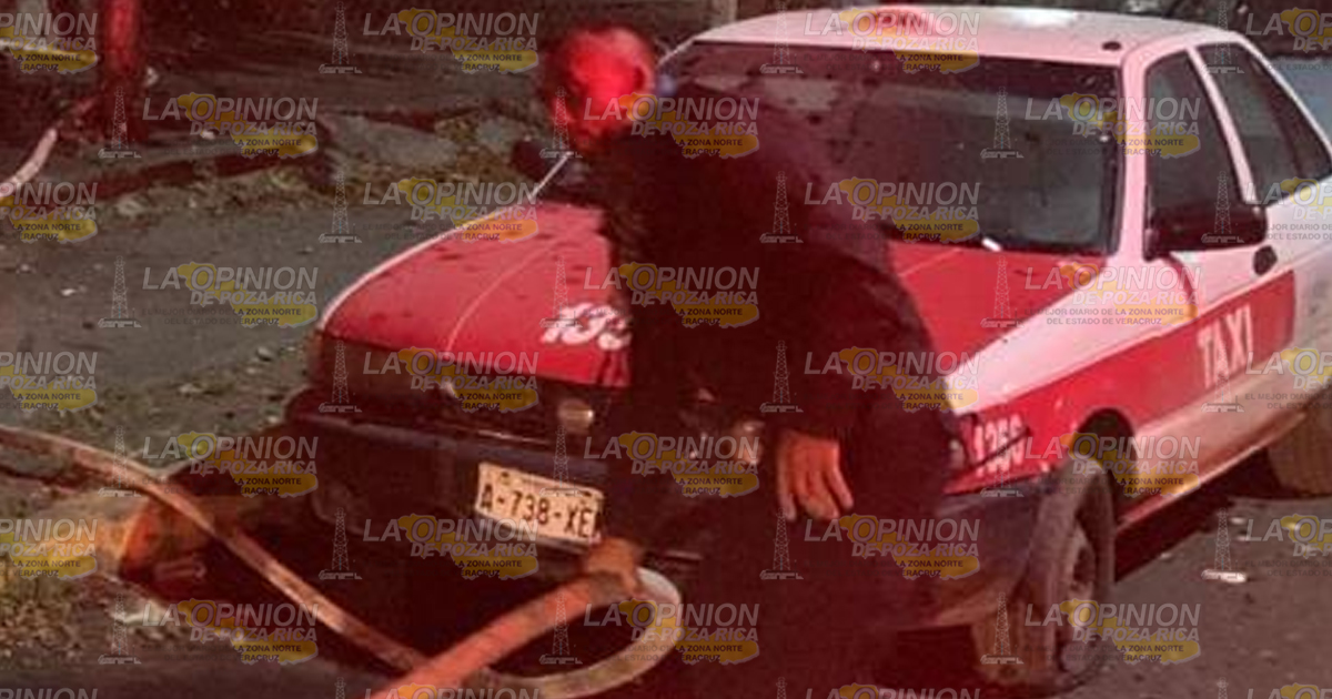 Arde taller mecánico en Tuxpan