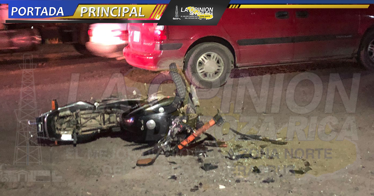Arruinó su moto