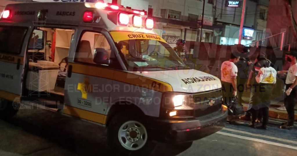 Atropellado por un taxi en Tuxpan