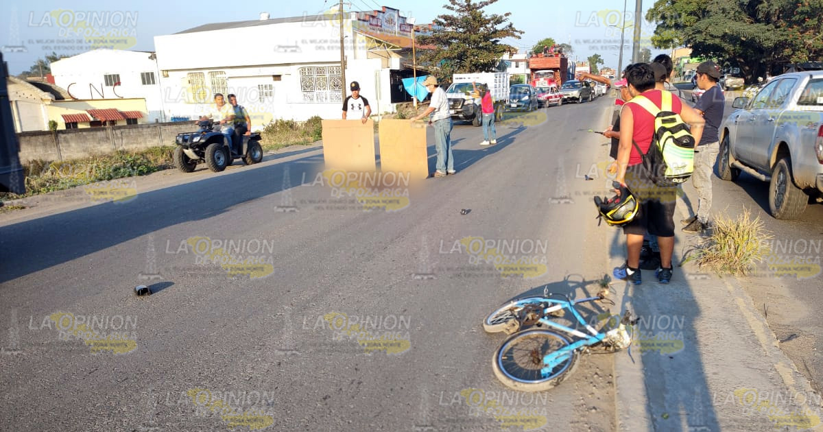 Atropellado y muerto
