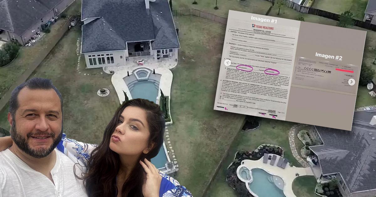 Carolyn Adams muestra documentos de casa en Houston y acusa montaje