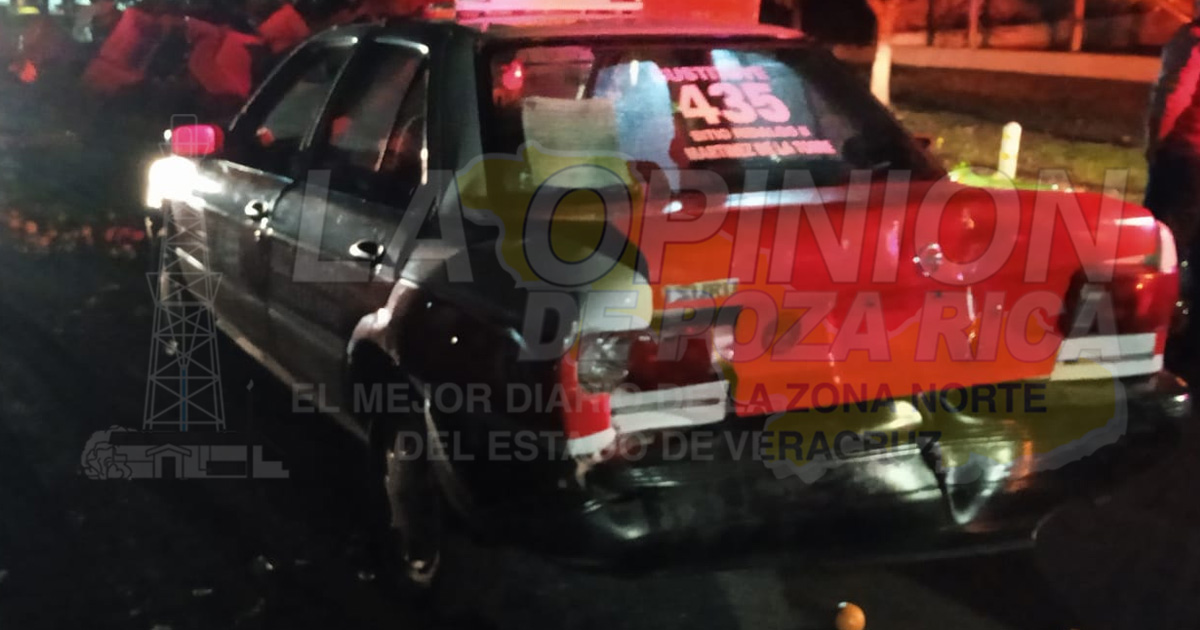 Carreterazo deja 2 lesionados en Martínez de la Torre