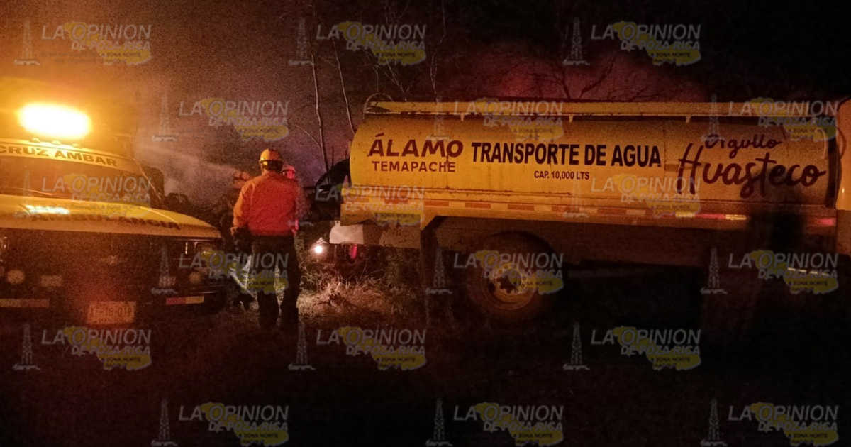 Dantesco incendio en las Instalaciones de Pemex