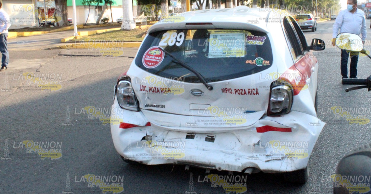 Desarman taxi por alcance