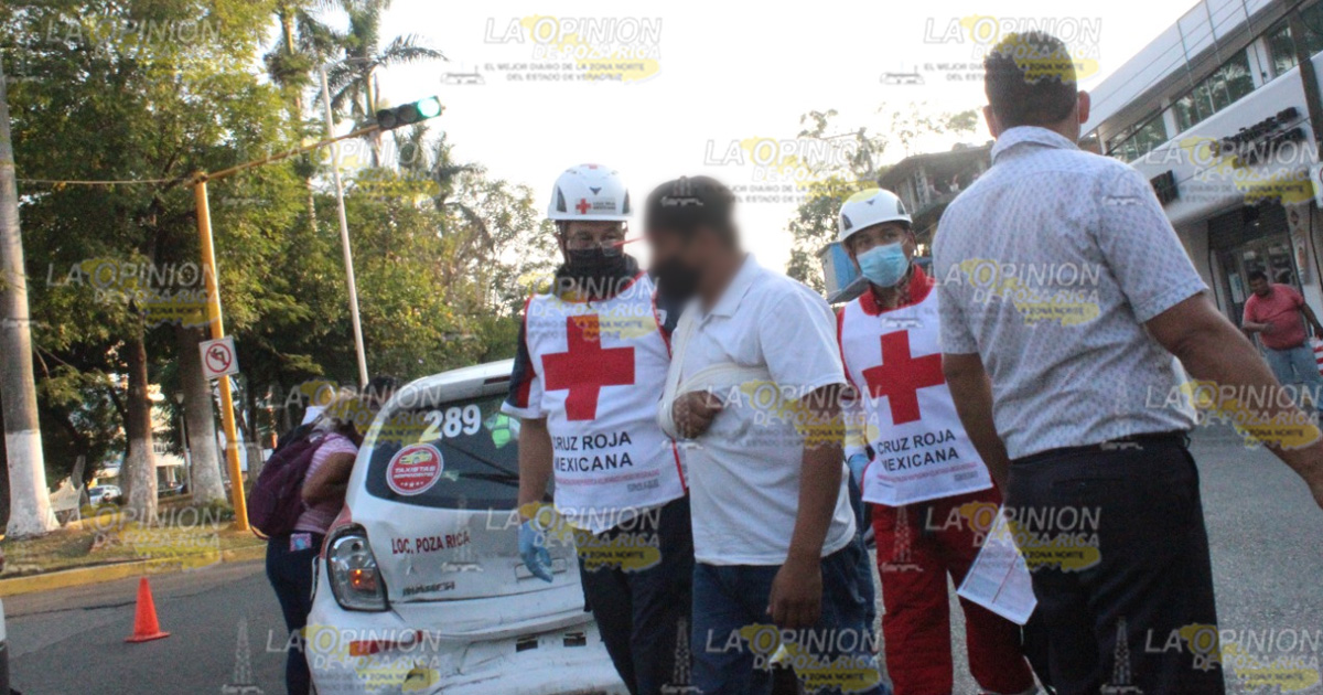 Desarman taxi por alcance