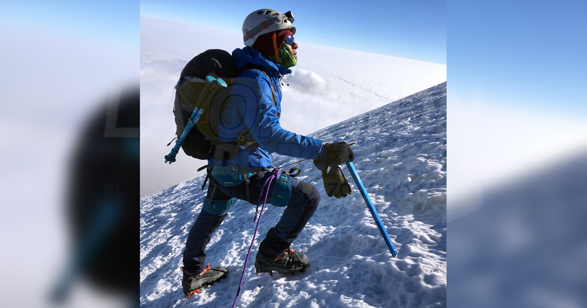 El Papanteco José Jair Hernández García conquista las cumbres más altas de México