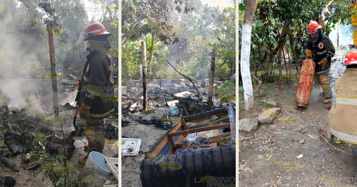 Incendian tejaban en La Yanga