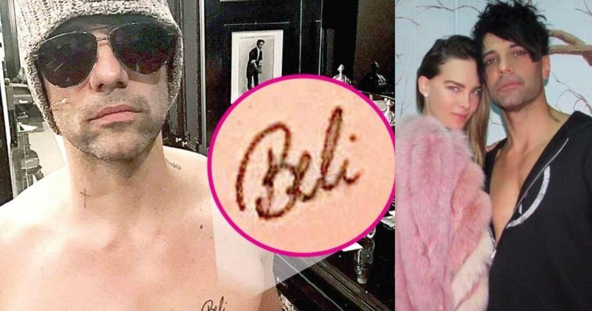 La maldición de los tatuajes de los exnovios de Belinda