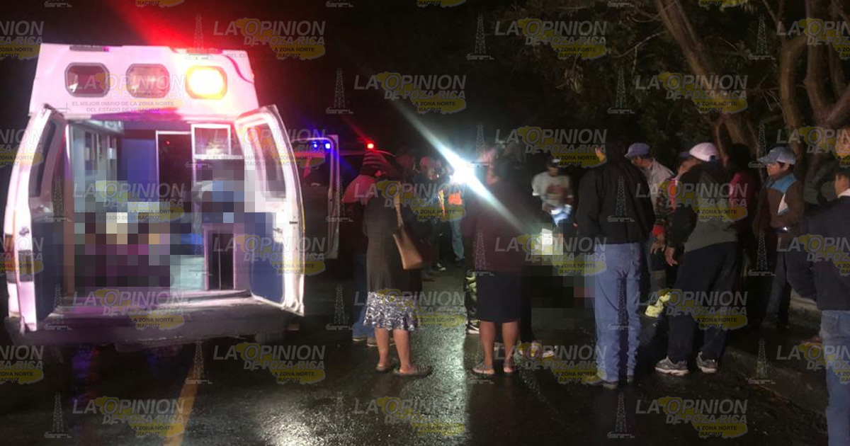 1 muerto y 5 heridos en volcadura en Cazones