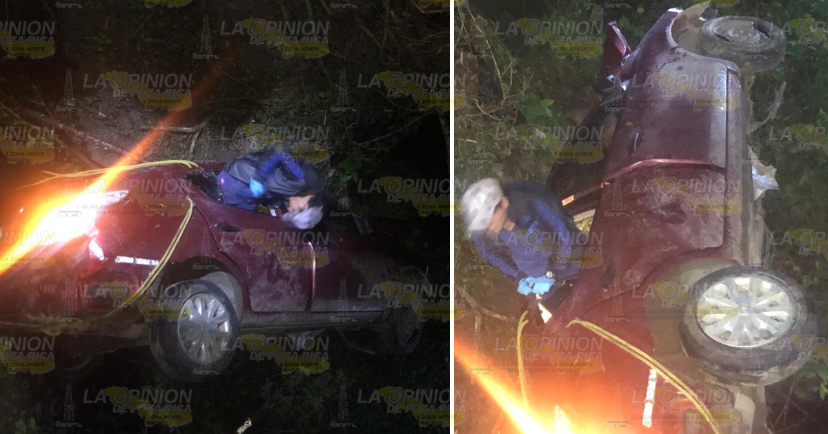 1 muerto y 5 heridos en volcadura en Cazones