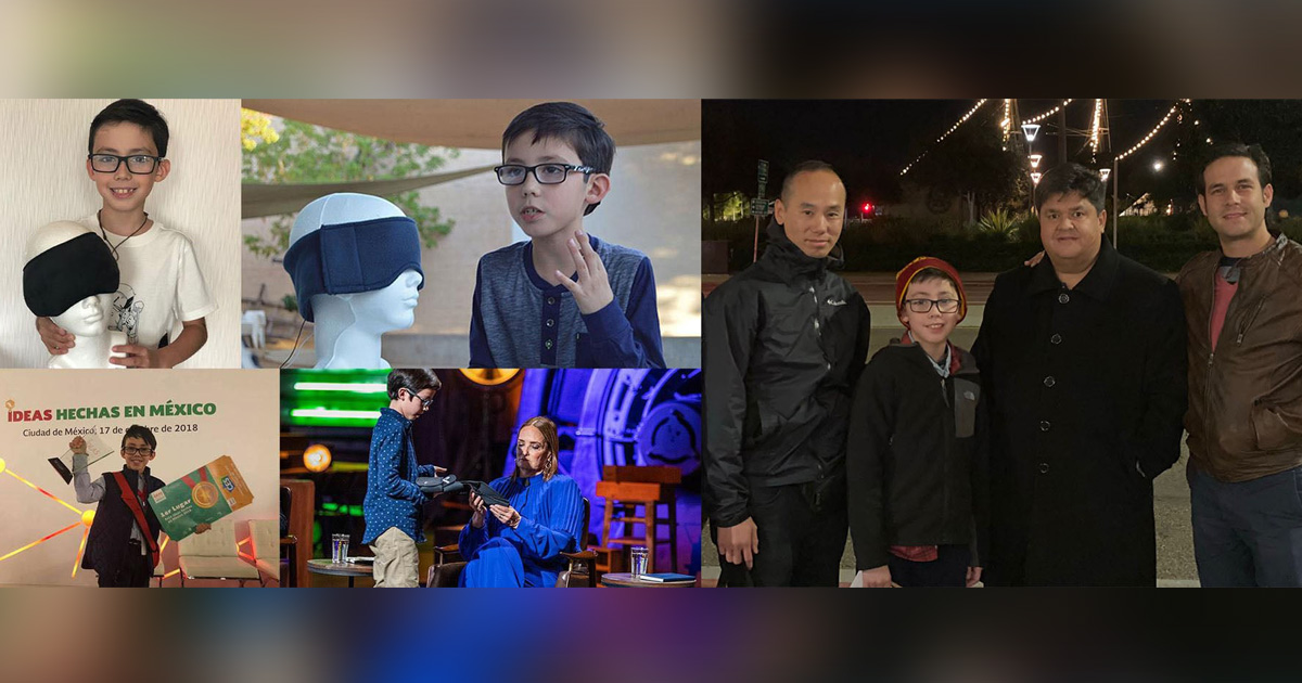 Niño de 13 años inventa una banda contra el insomnio