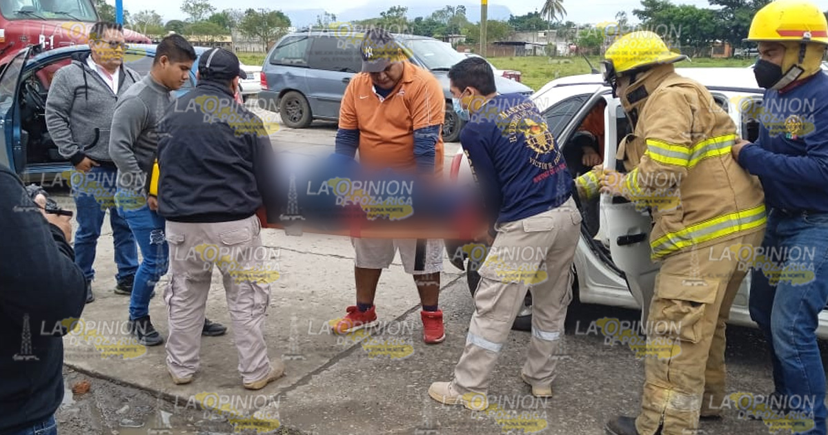Nissan March se estrella en un Pointer: 1 herido