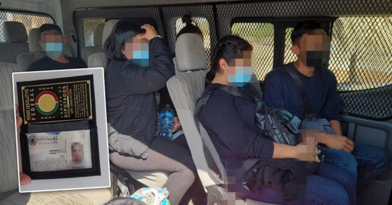 Supuesto funcionario trasladaba a migrantes hondureños