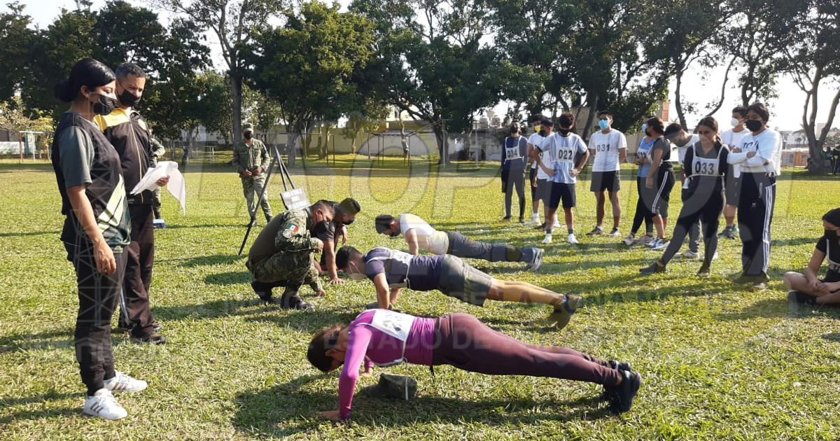 Pruebas de resistencia a los aspirantes a Educación Militar