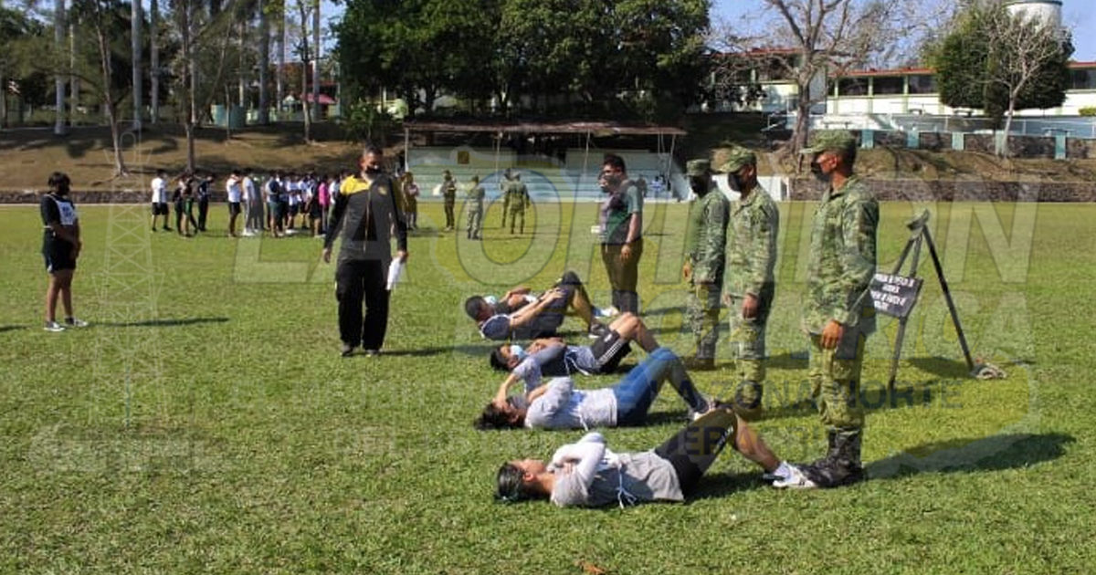 Pruebas de resistencia a los aspirantes a Educación Militar