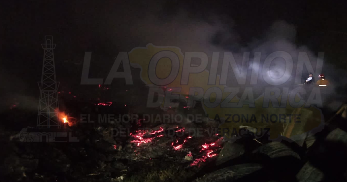 Quema de basura se sale de control