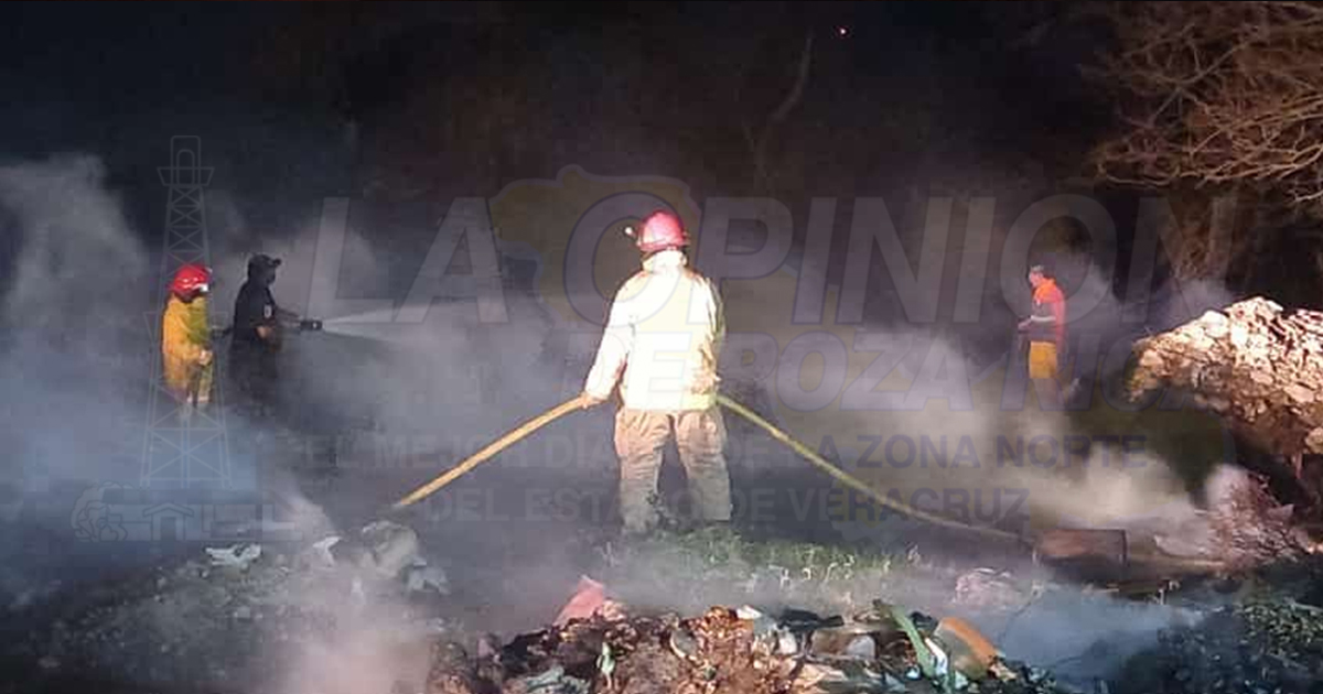 Quema de basura se sale de control