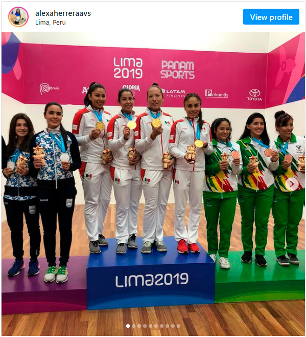 “Quiero ser la número uno del mundo en el raquetbol ”: Alexandra Herrera