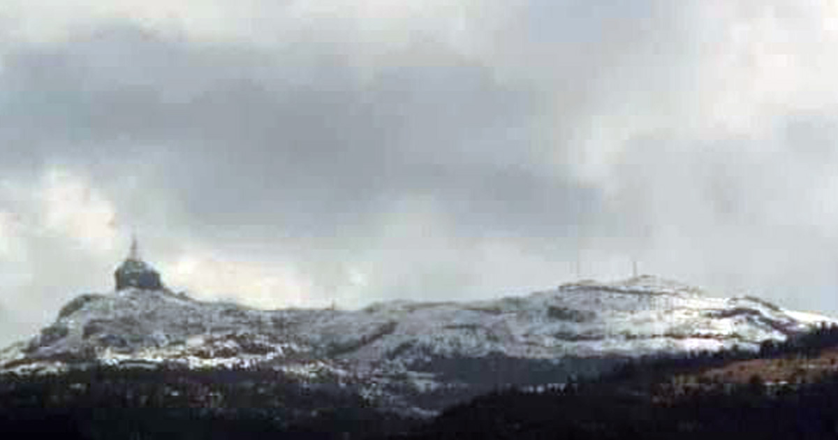 Quinta nevada de este año en el Cofre de Perote