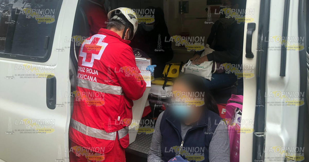 Tres pasajeras lesionadas en accidente