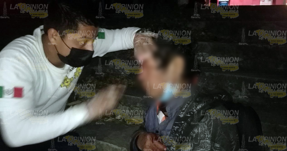 A punto de caer al río