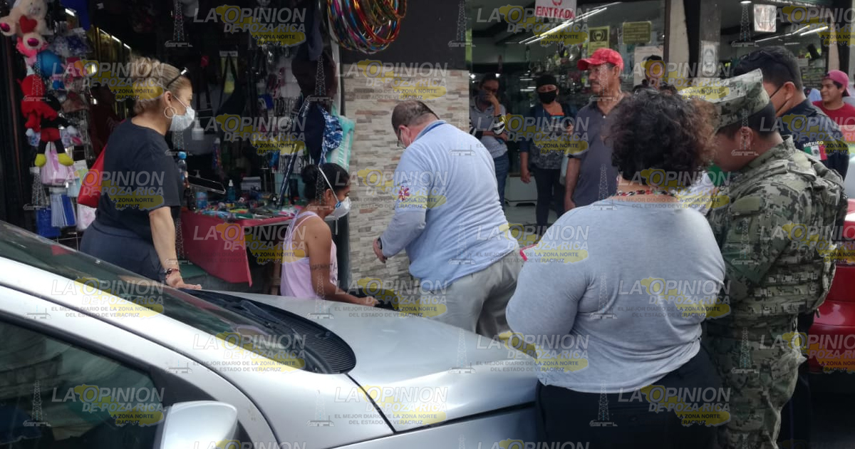 ¡Arrollada por un ciclista!