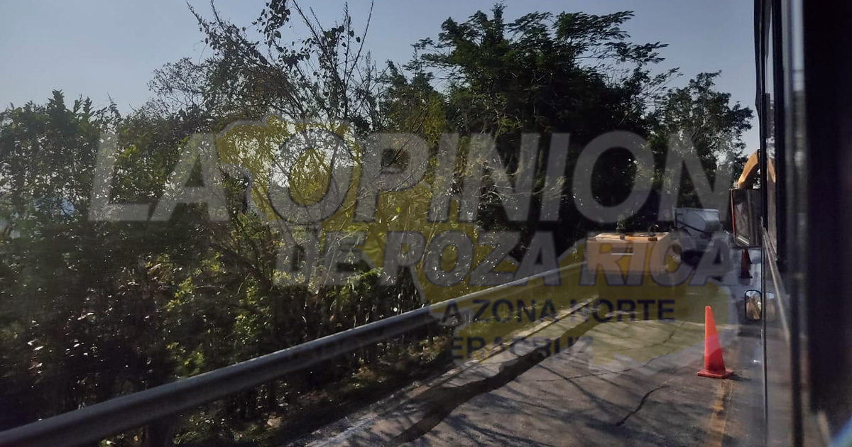 Asfaltan carretera federal México-Tuxpan