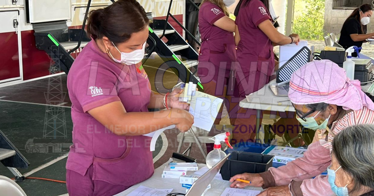 Atención médica gratuita para más comunidades de Tamiahua