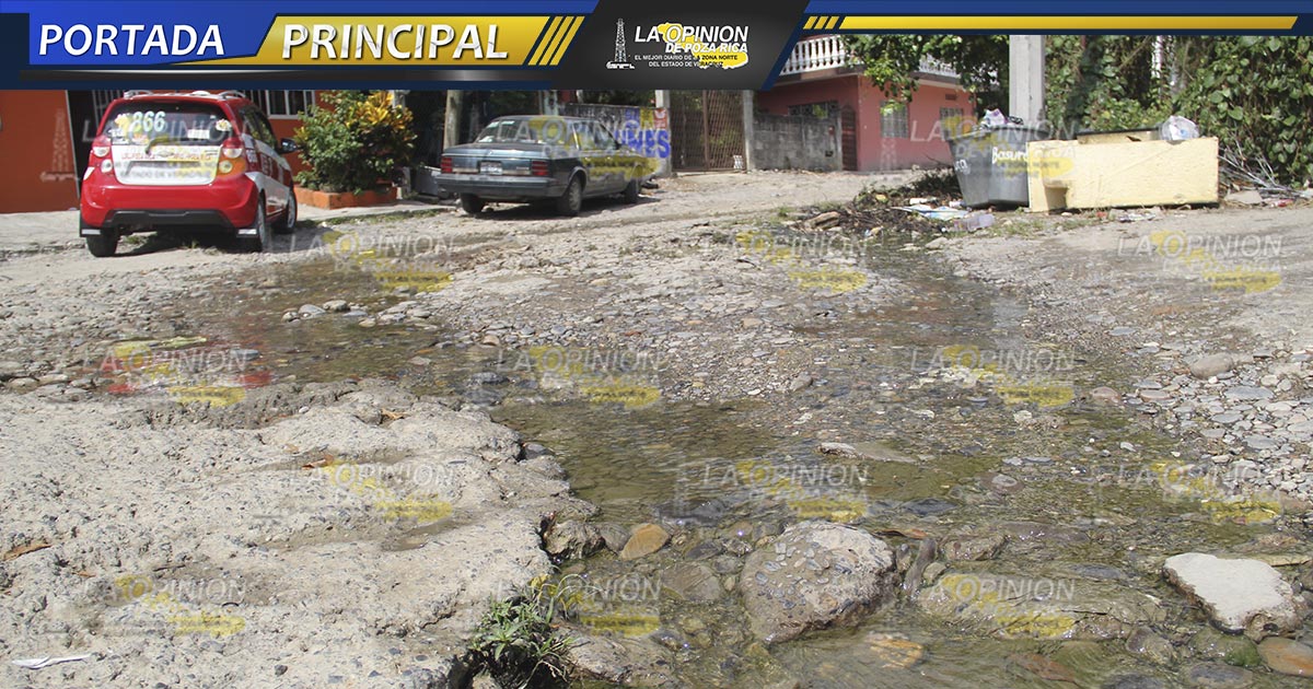 Aumenta consumo y las fugas de agua