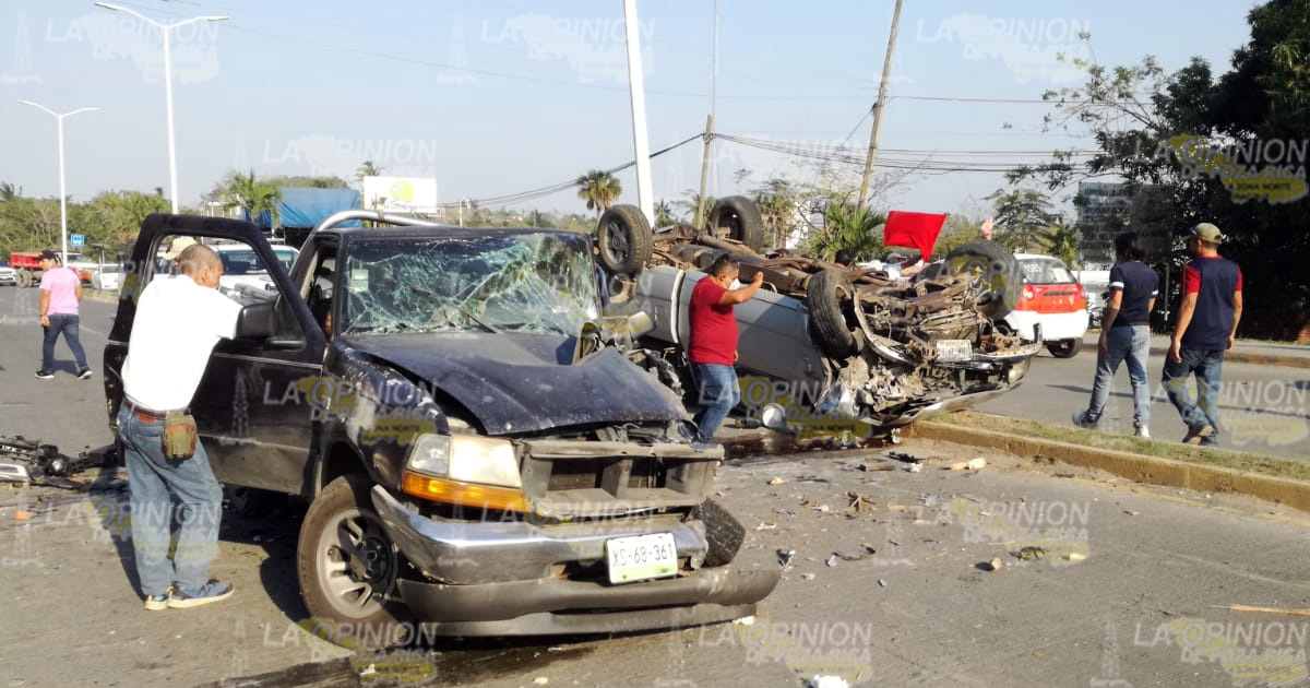 Carambolazo deja 6 heridos | VIDEO