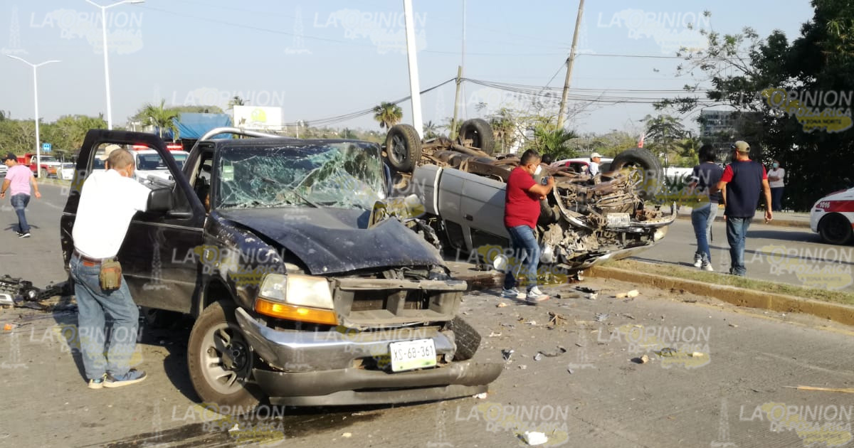 Carambolazo deja 6 heridos | VIDEO