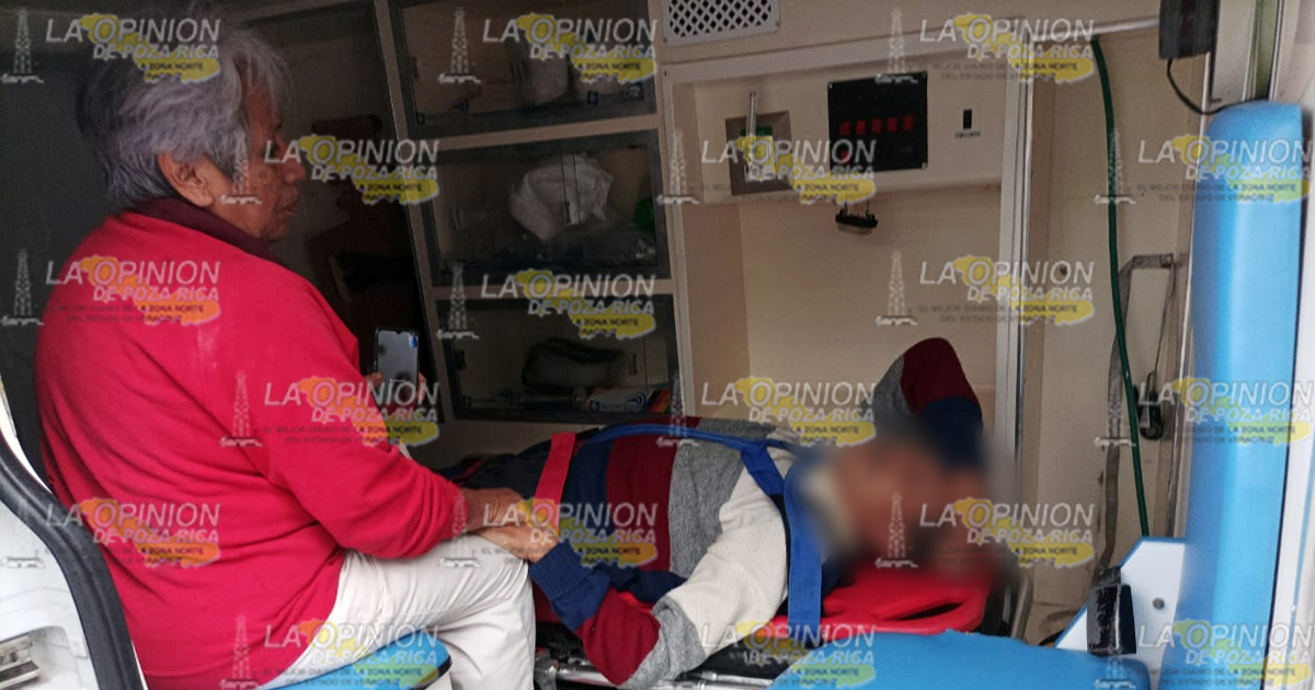 Cayó de cinco metros de altura