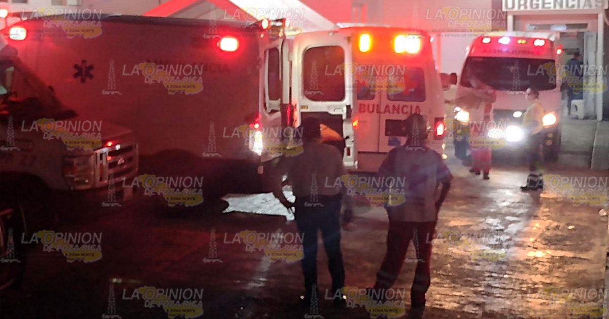 Auto calcinado y 5 lesionados en carreterazo