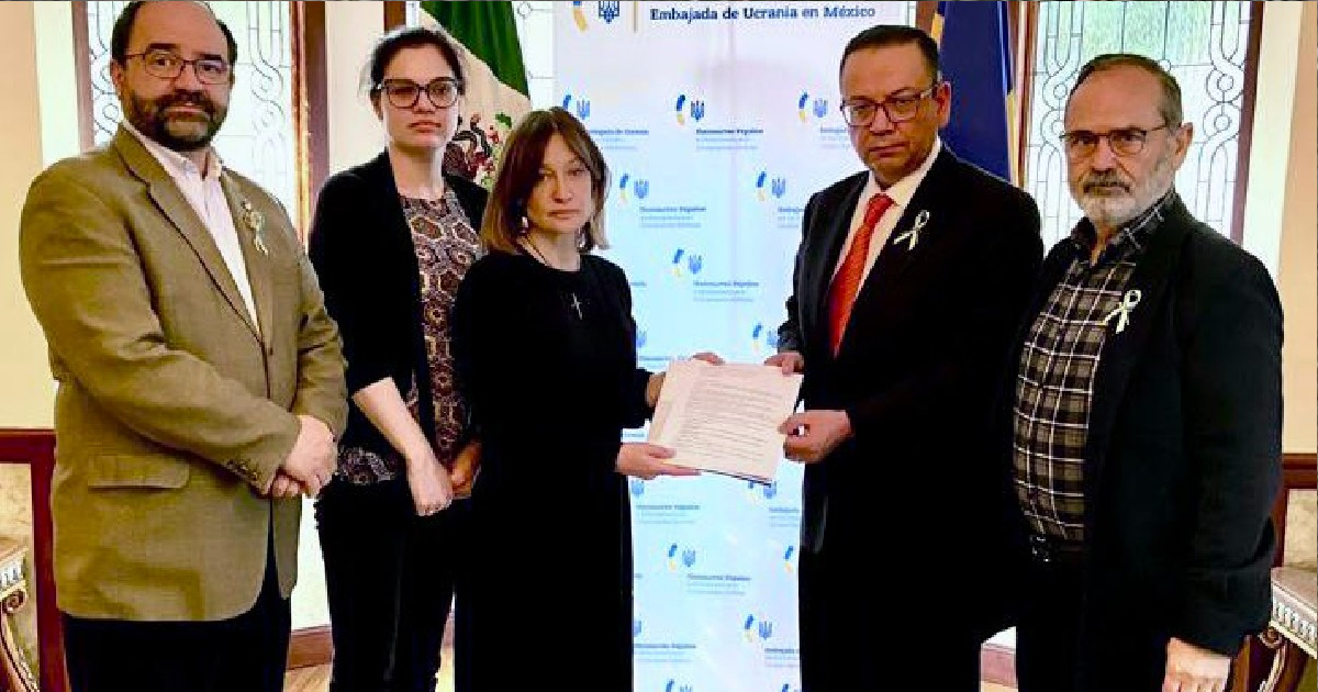 Con carta, diputados de Ucrania piden a México donar armas ante conflicto con Rusia