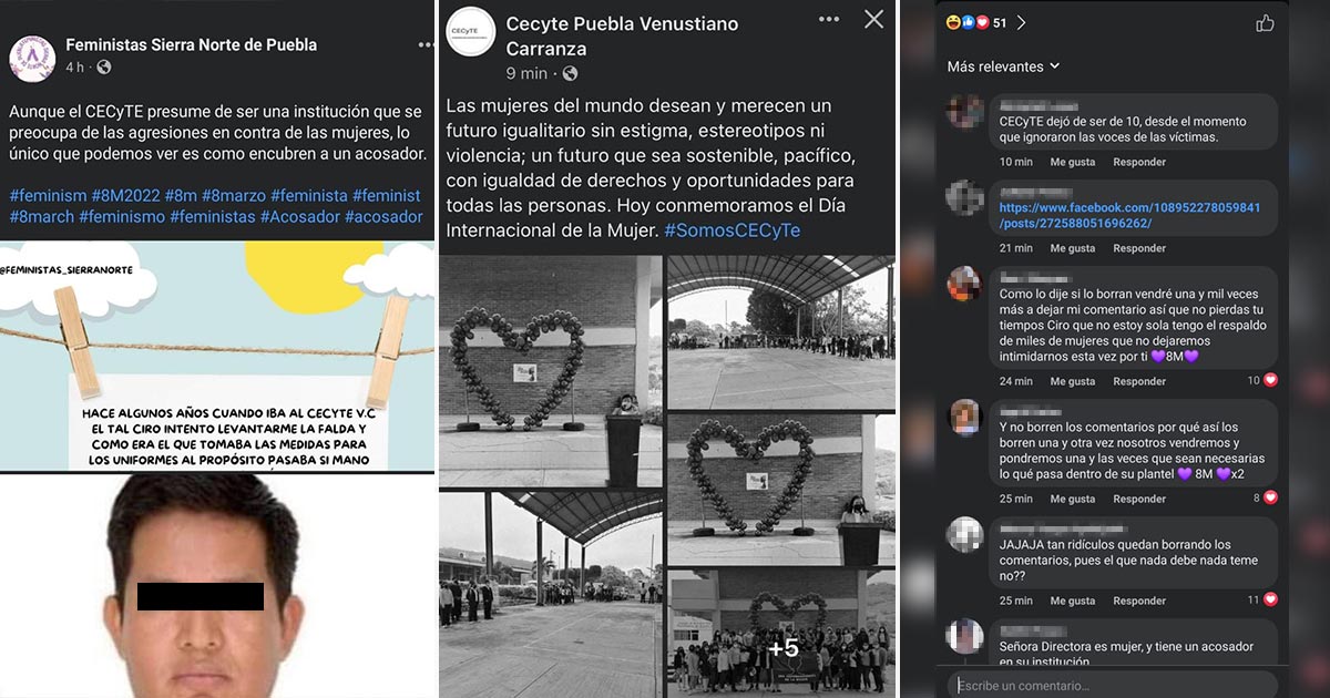 Denuncian a acosadores dentro de escuelas en Venustiano Carranza Denuncian a acosadores dentro de escuelas en Venustiano Carranza