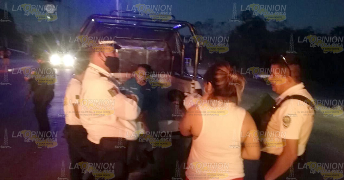 Derrapa en el libramiento