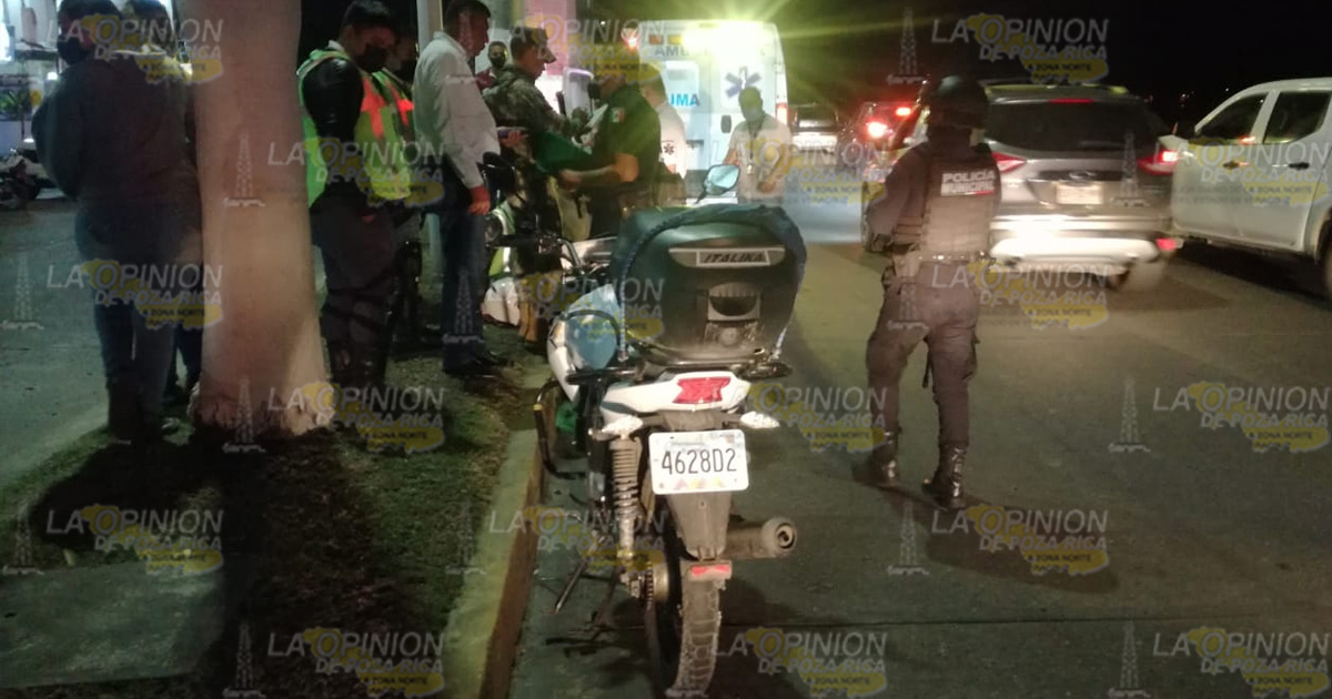 Derribado por una camioneta