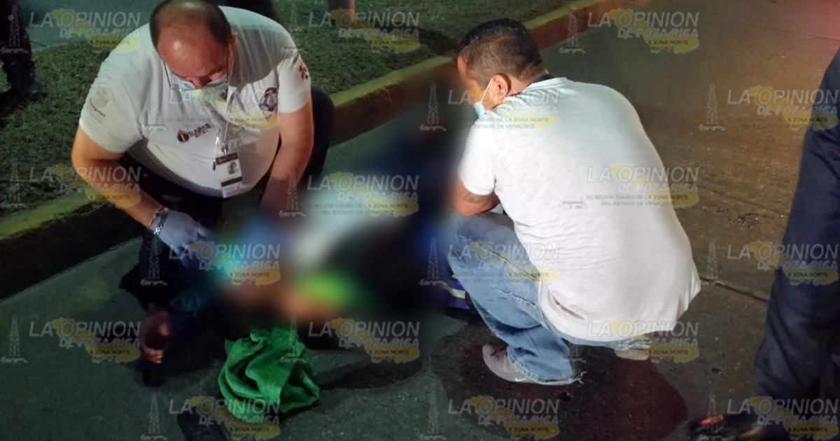 Derribado por una camioneta